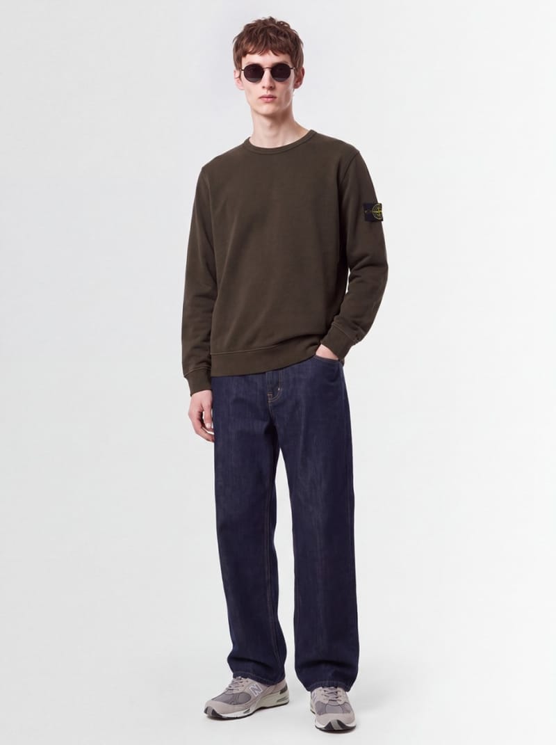 Stone Island: 棉质圆领卫衣