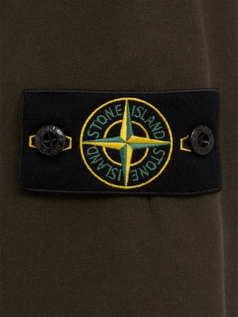 Stone Island: 棉质圆领卫衣