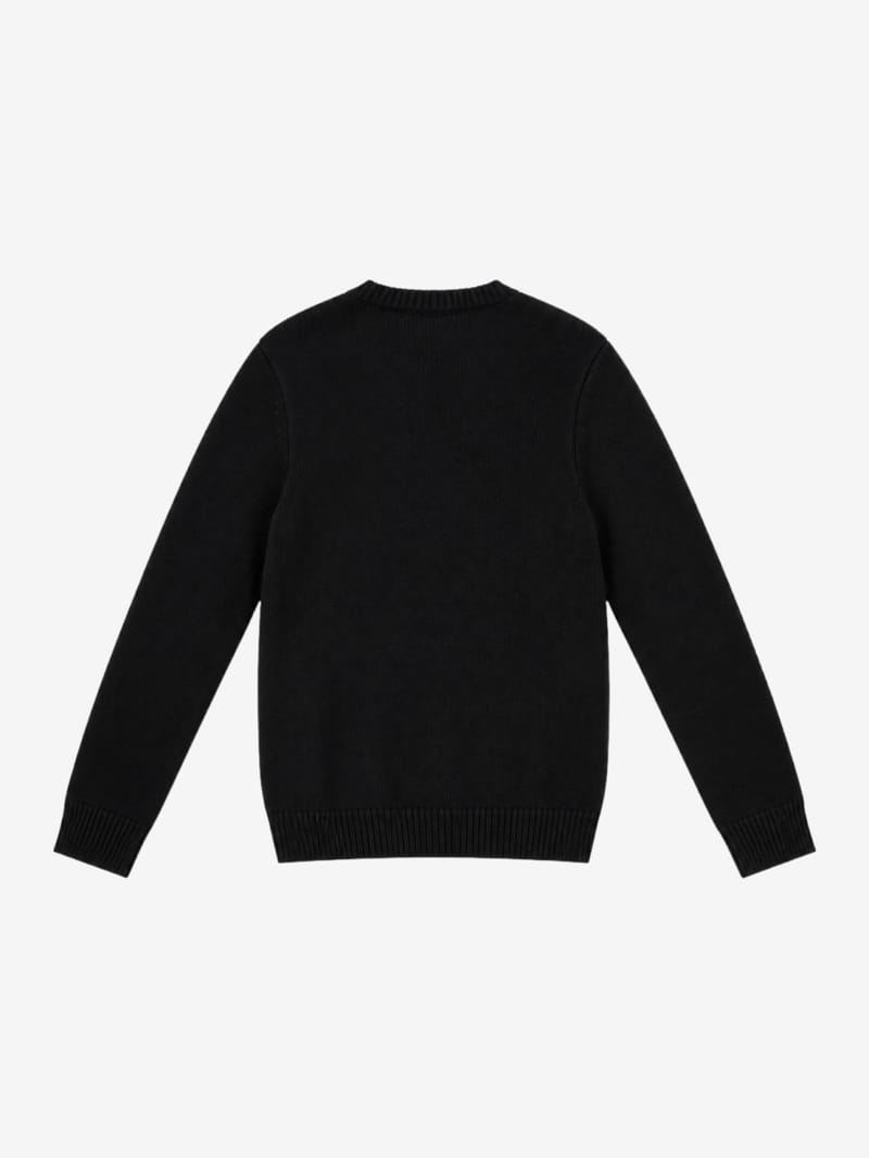 Diesel Kids - Cotton crewneck sweatshirt w/logo