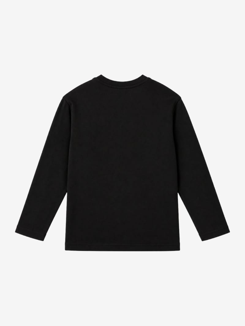 Diesel Kids: Cotton crewneck sweatshirt w/logo