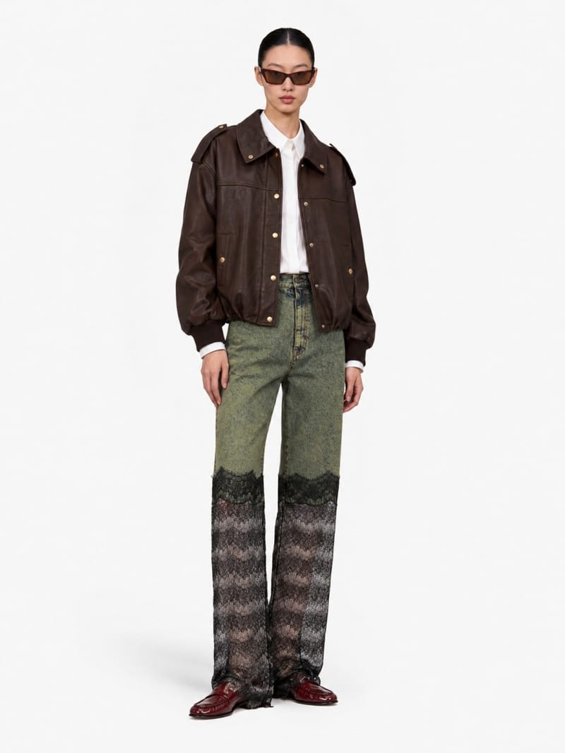 Giuseppe Di Morabito - Cotton denim baggy jeans