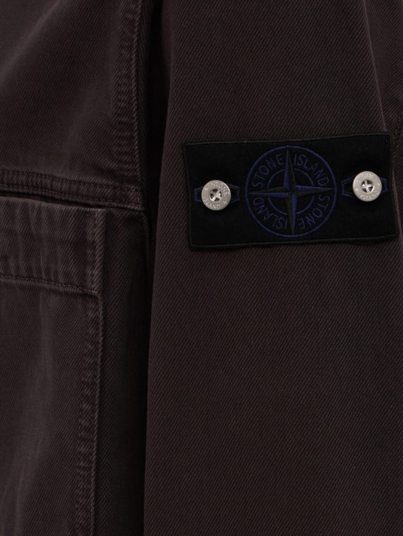Stone Island: Cotton denim casual jacket