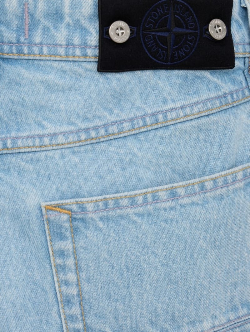 Stone Island: Cotton denim jeans
