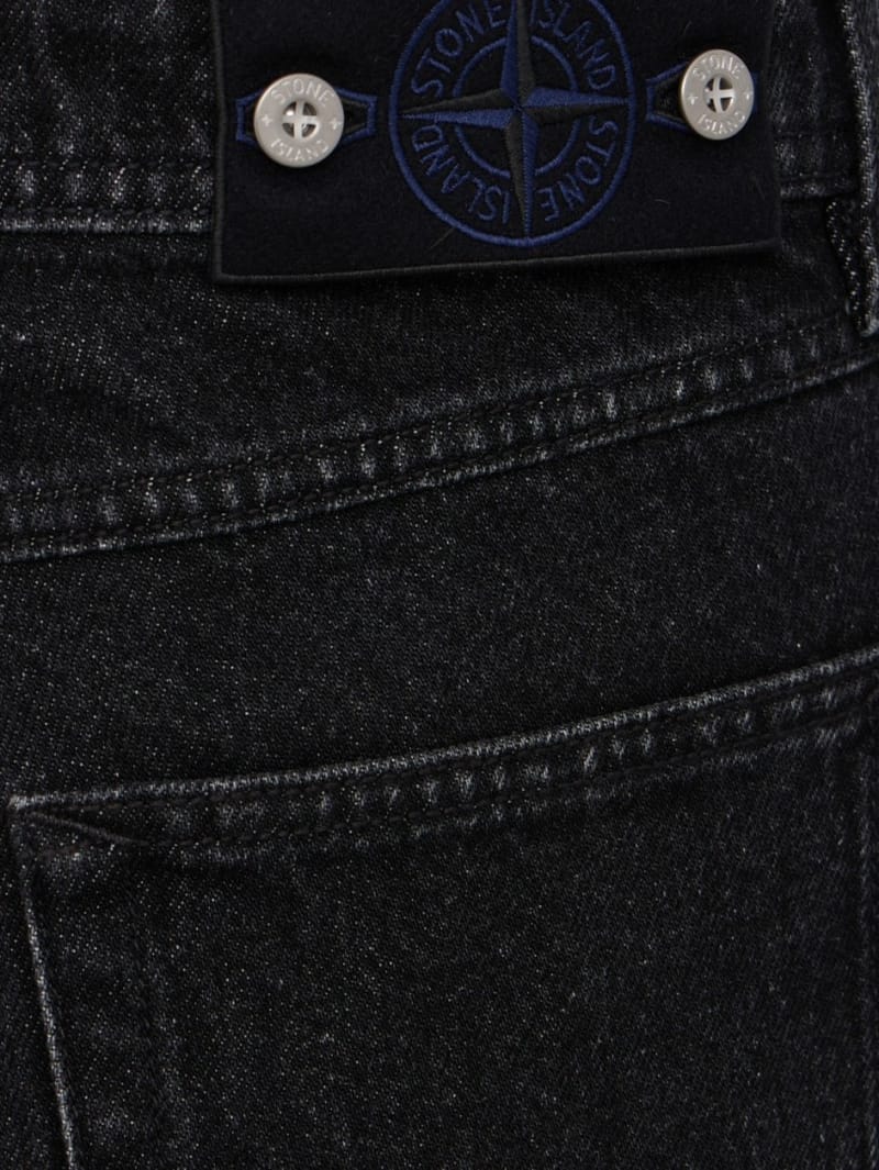 Stone Island: Cotton denim jeans