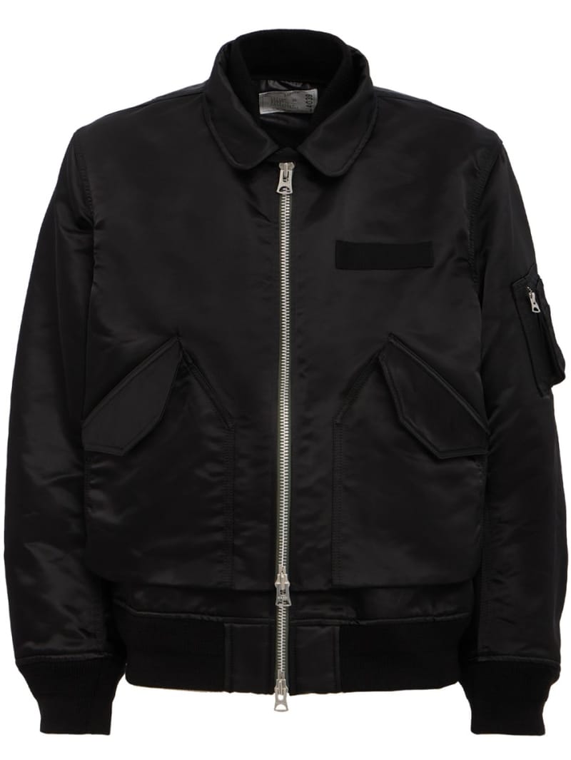 Sacai: Cotton Nylon Twill Blouson