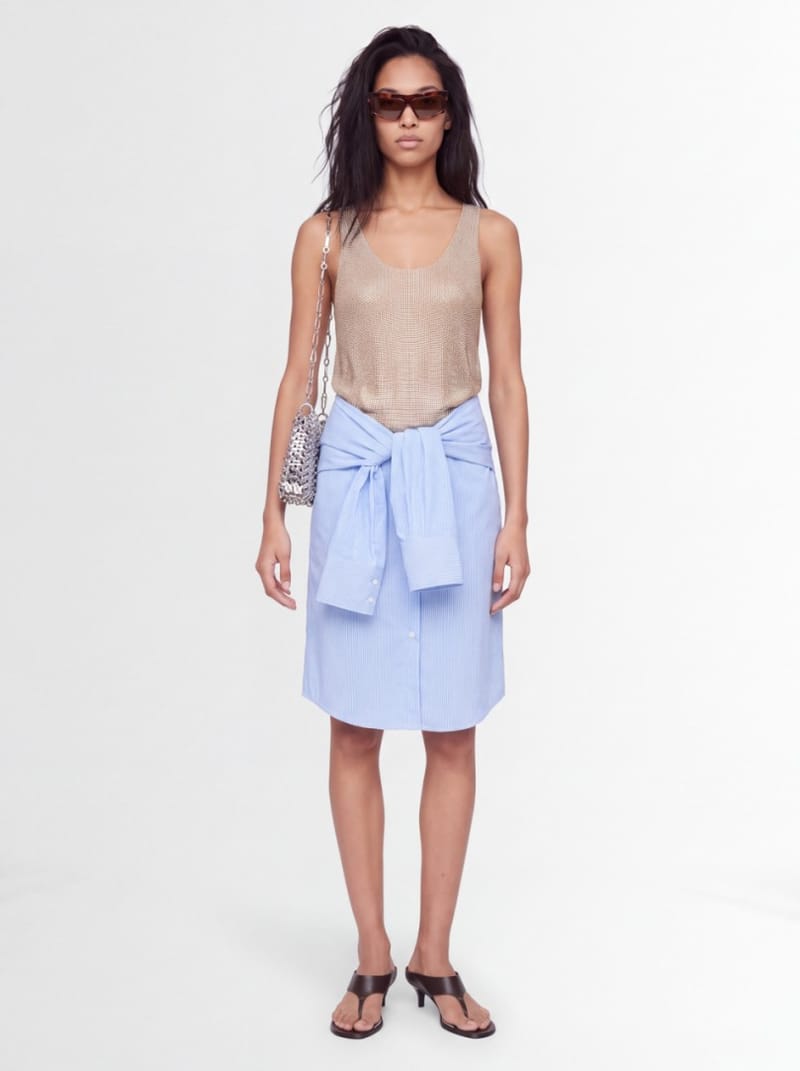 Giuseppe Di Morabito - Cotton short dress with crystals