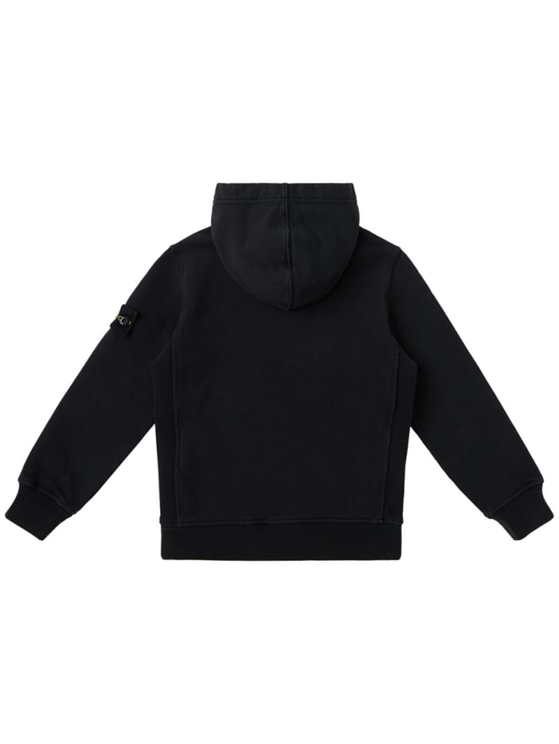 Stone Island Junior: 棉质连帽卫衣