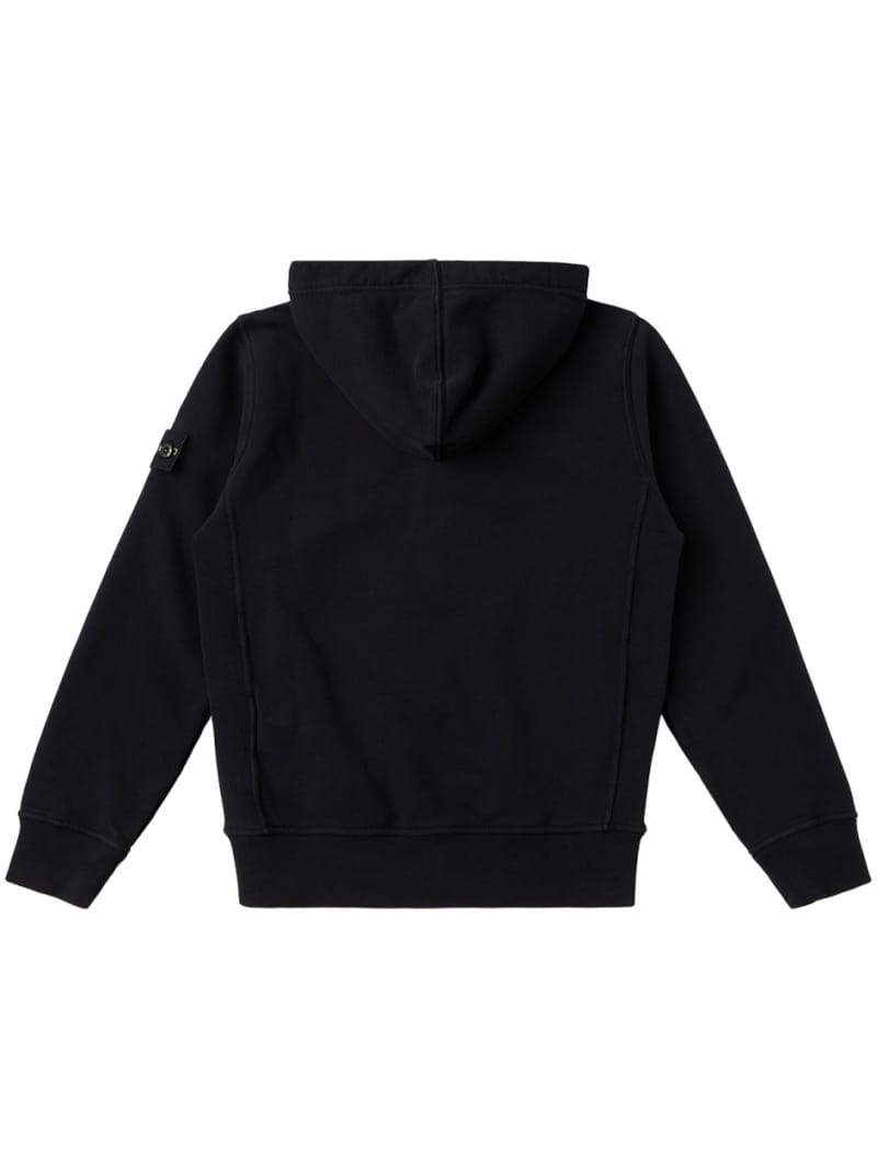Stone Island Junior: 棉质连帽卫衣