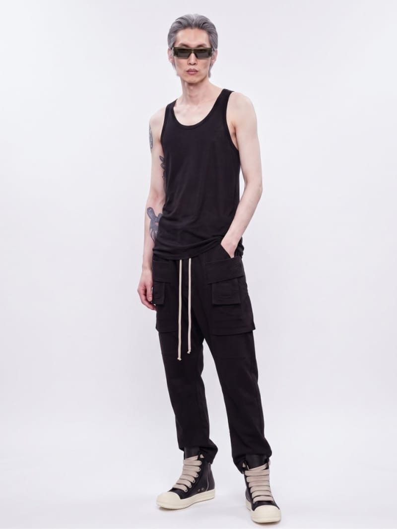 Rick Owens DRKSHDW - Pantalones cargo con cordón