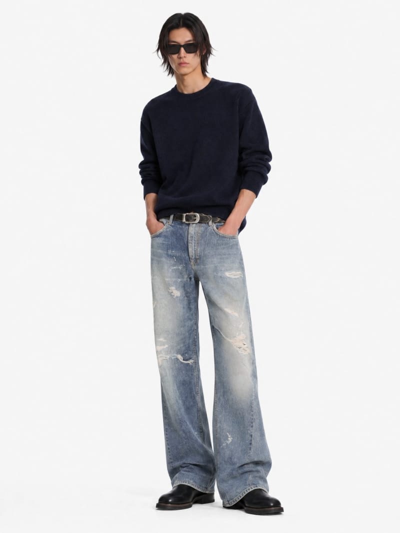 DIANA STUDIO - Crewneck merino & cashmere knit sweater