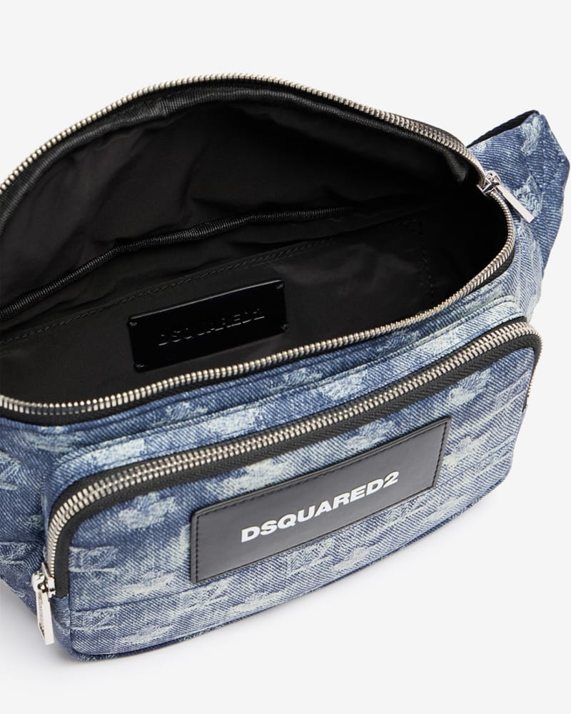 Dsquared2: D2 Monogram nylon Belt Bag