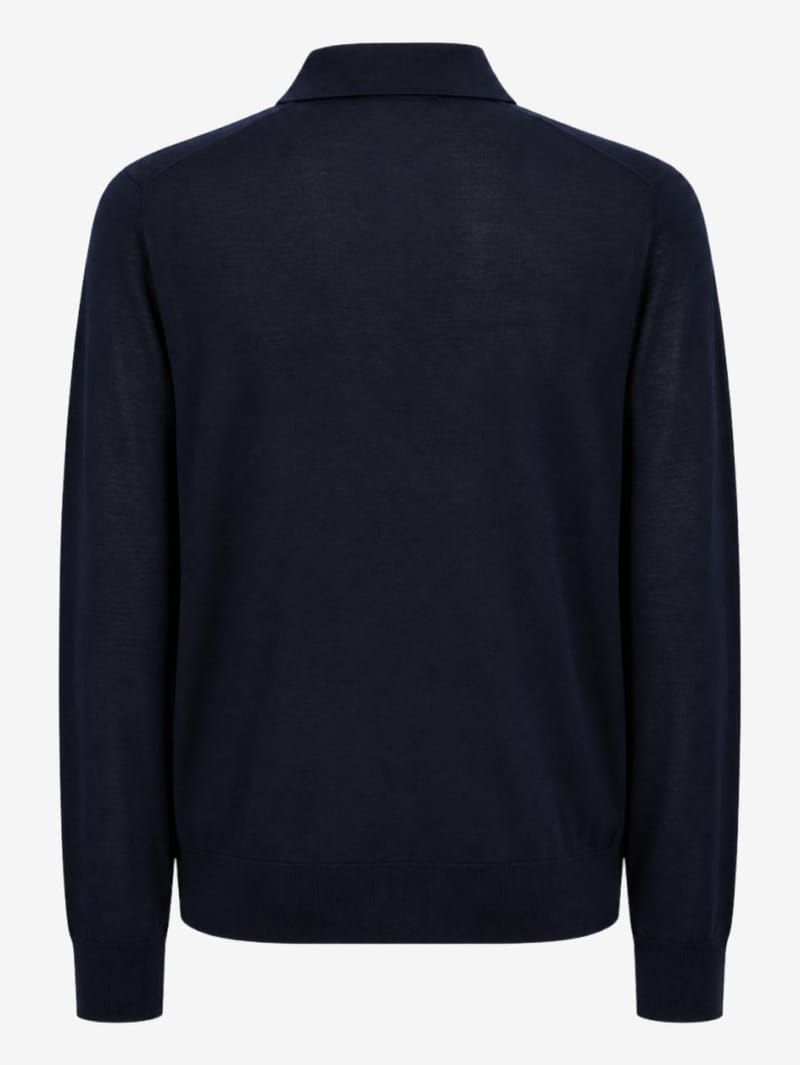 Dsquared2: D2 Upside Down Long Sleeves Polo