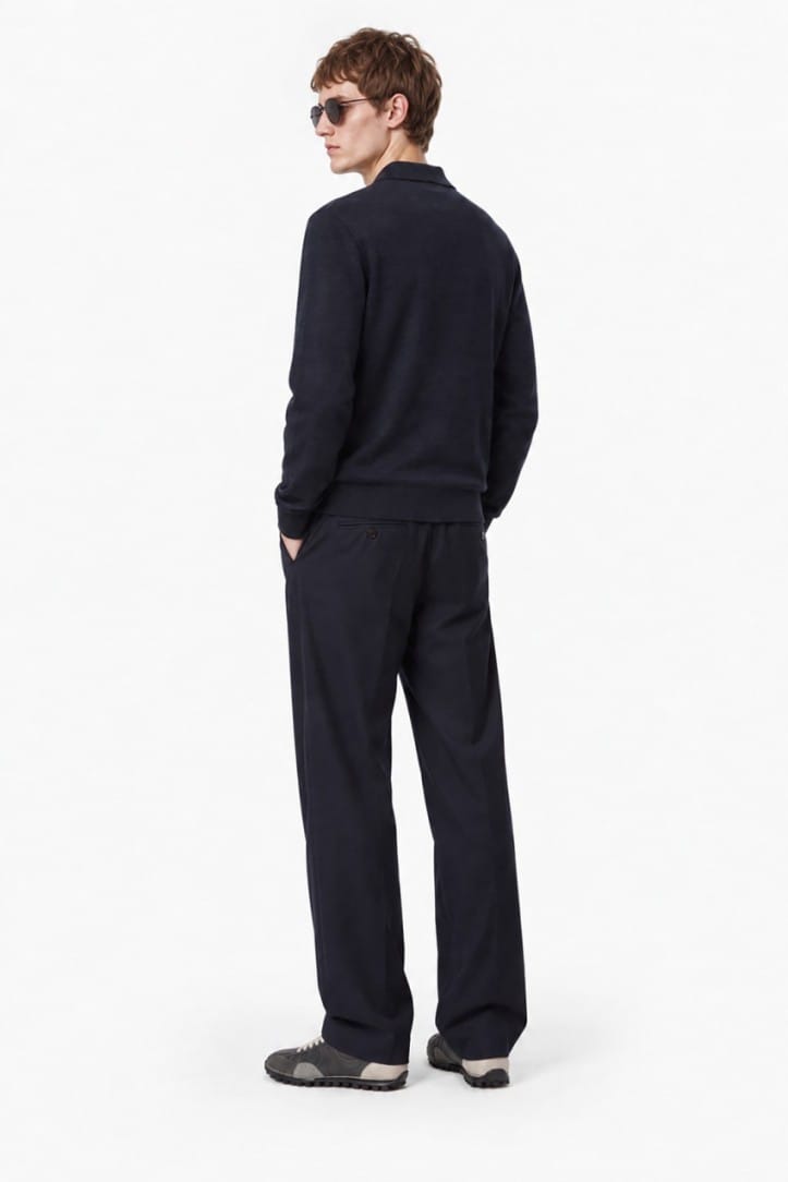 Dsquared2: D2 Upside Down Long Sleeves Polo