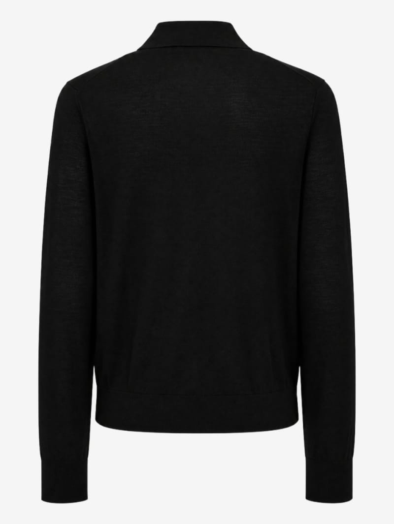 Dsquared2: D2 Upside Down Long Sleeves Polo
