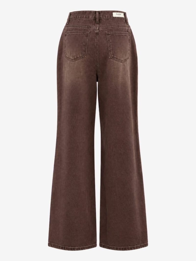 LA PISCINE: Denim pants