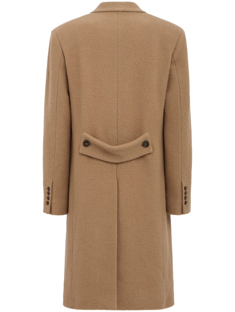 CRUNA: Double-breasted coat with martingale