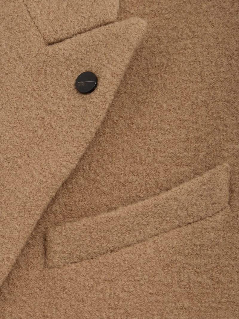 CRUNA: Double-breasted coat with martingale