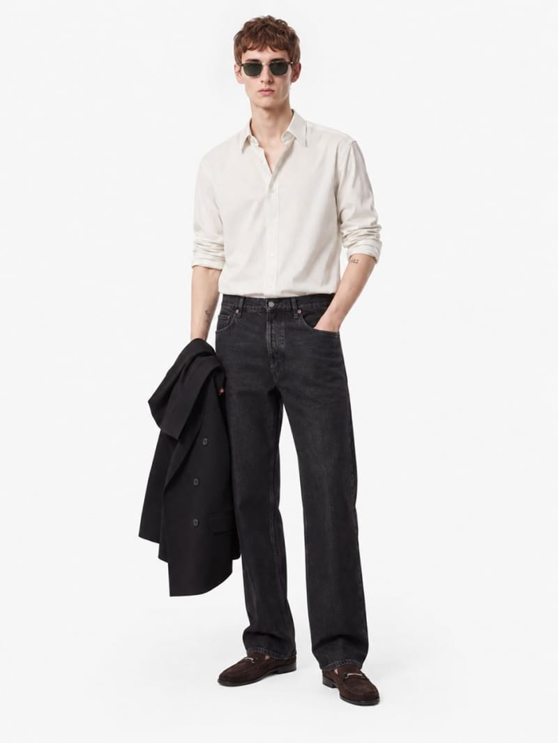 Dsquared2: Easy Slim Pin Collar Shirt