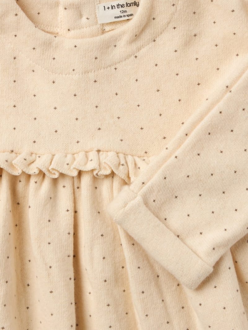 1 + IN THE FAMILY: Kleid mit Volant
