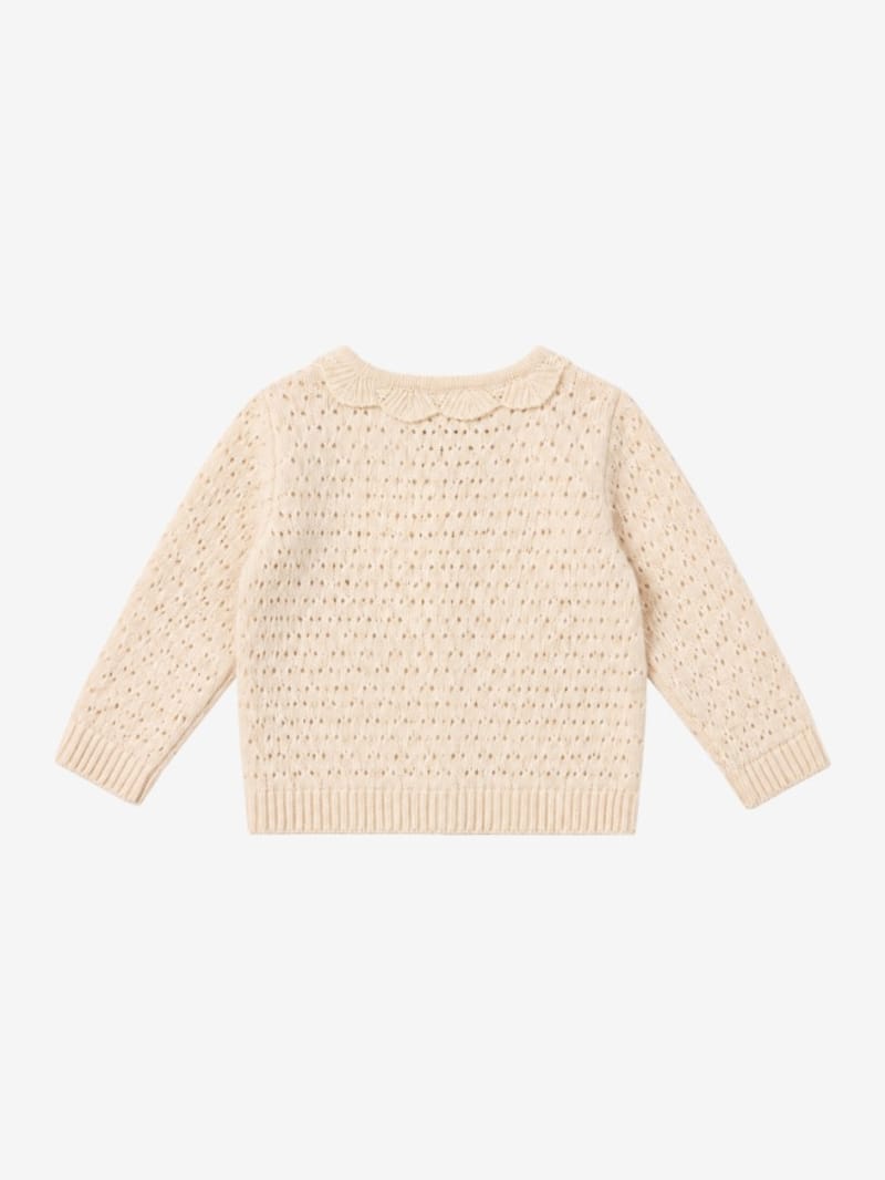 1 + IN THE FAMILY - Cardigan mit Lochmuster