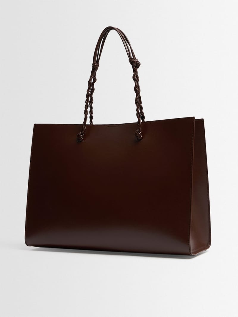 Jil Sander: Tangle EW Schultertasche aus Kalbsleder