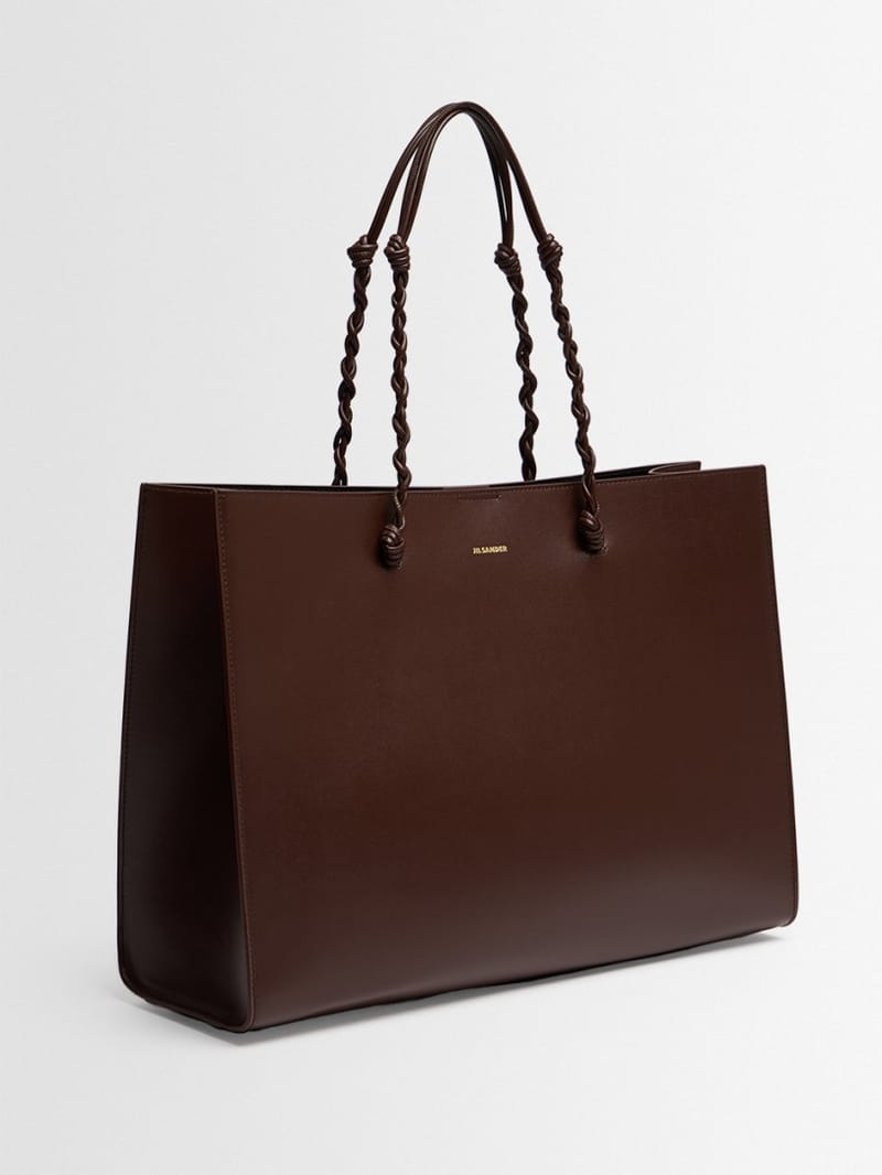 Jil Sander: Tangle EW Schultertasche aus Kalbsleder