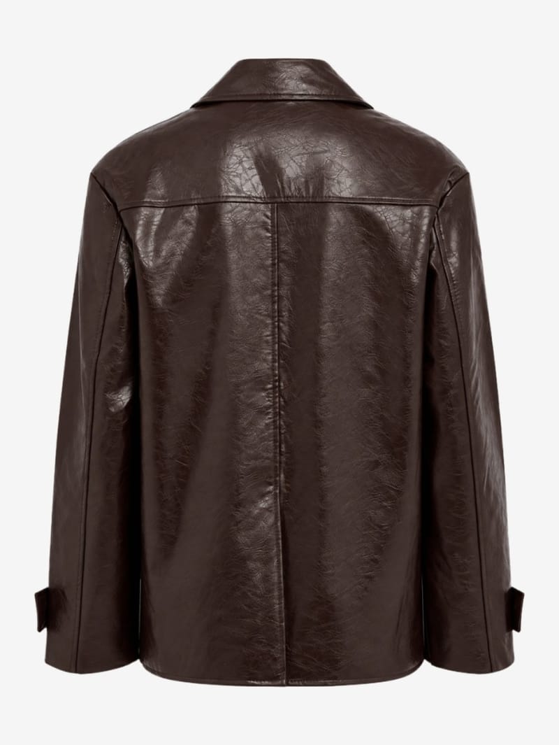 LA PISCINE: fAUX PATENT LEATHER