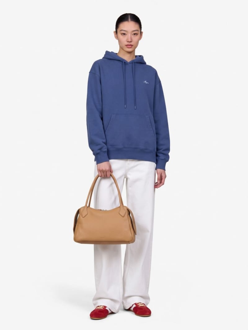 MSGM - Felpa con cappuccio e logo