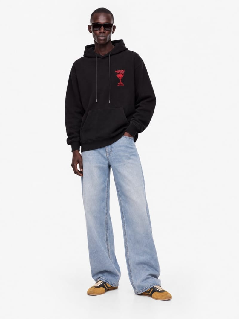 MSGM - Back printed hoodie