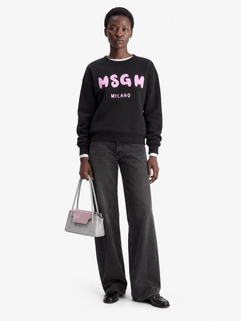 MSGM: Printed logo sweatshirt