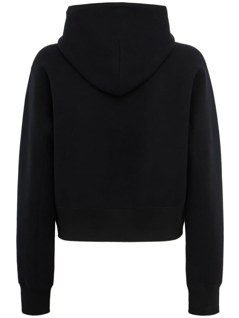Sacai - Sudadera con capucha corta y cordón