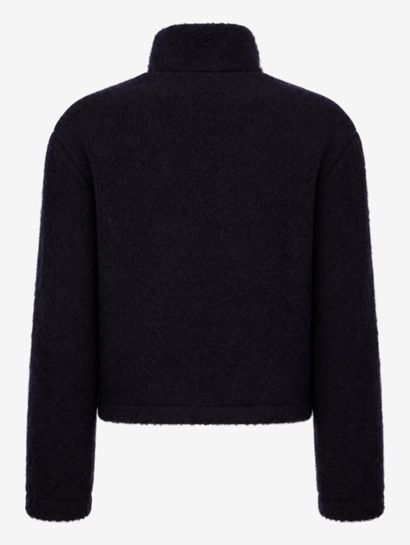 Jil Sander: Polyester zip-up sweatshirt