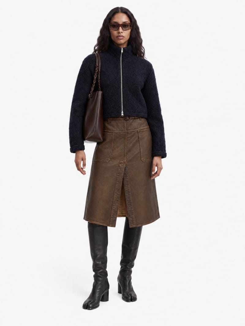 Jil Sander - Polyester zip-up sweatshirt