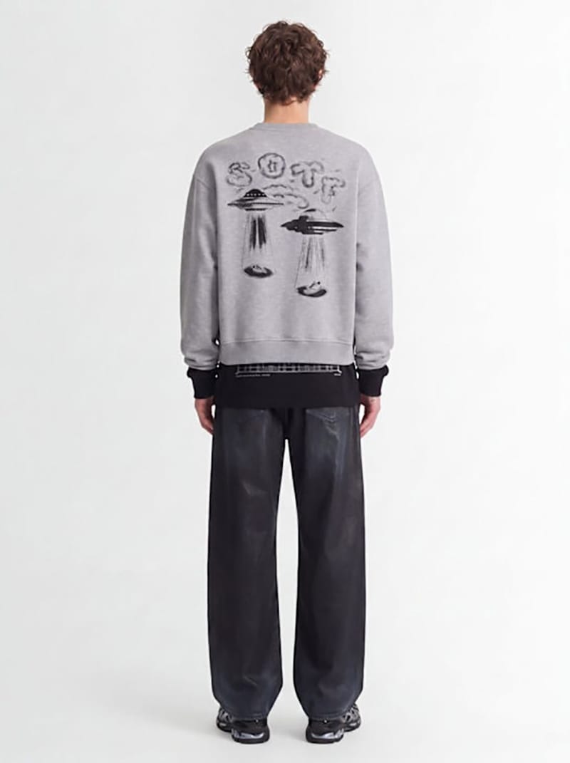 SOTF: 圆领 cropped 卫衣