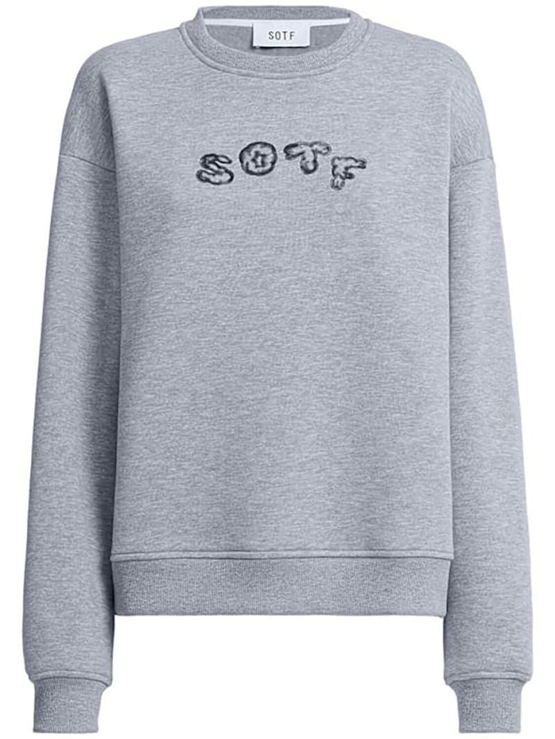 SOTF: 圆领 cropped 卫衣