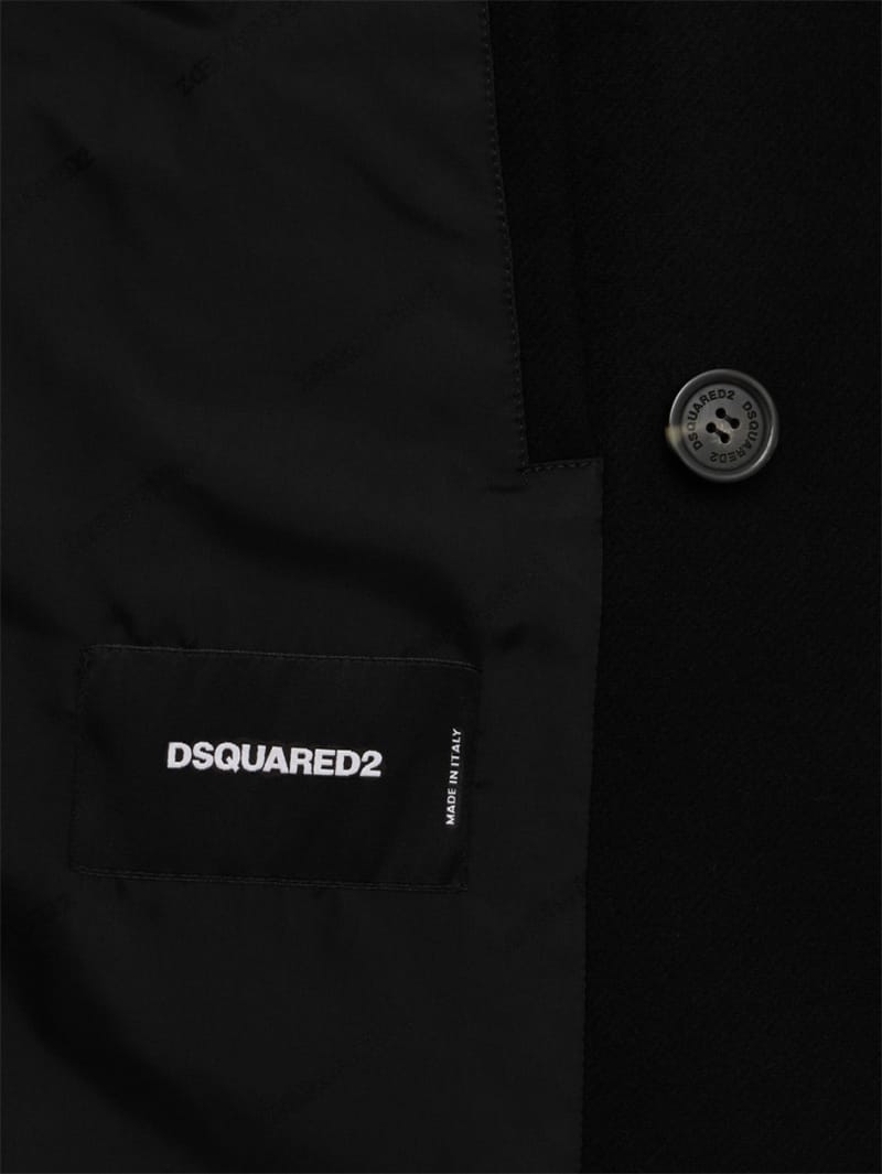 Dsquared2: Felted Wool Peacoat