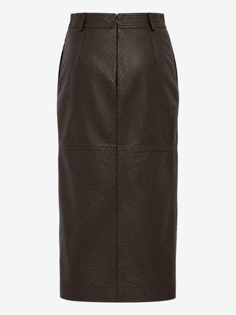 LUISA SPAGNOLI: Fidente leather skirt