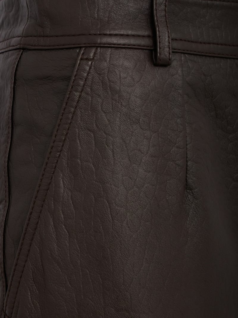 LUISA SPAGNOLI: Fidente leather skirt