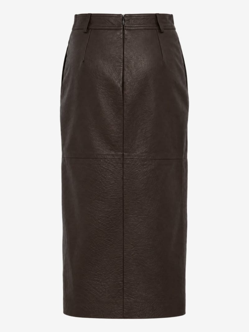 LUISA SPAGNOLI - Fidente leather skirt