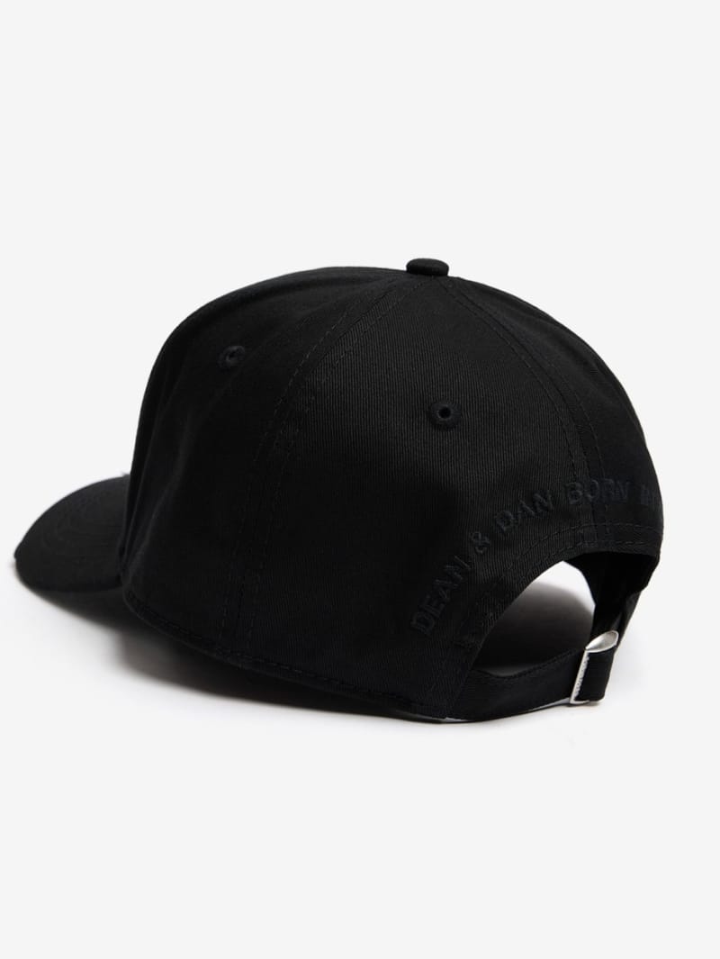 Dsquared2: Flag patch cotton canvas baseball hat