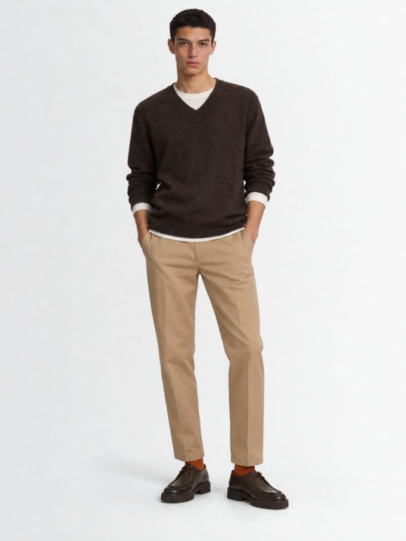 CRUNA - Flat front tapered fit