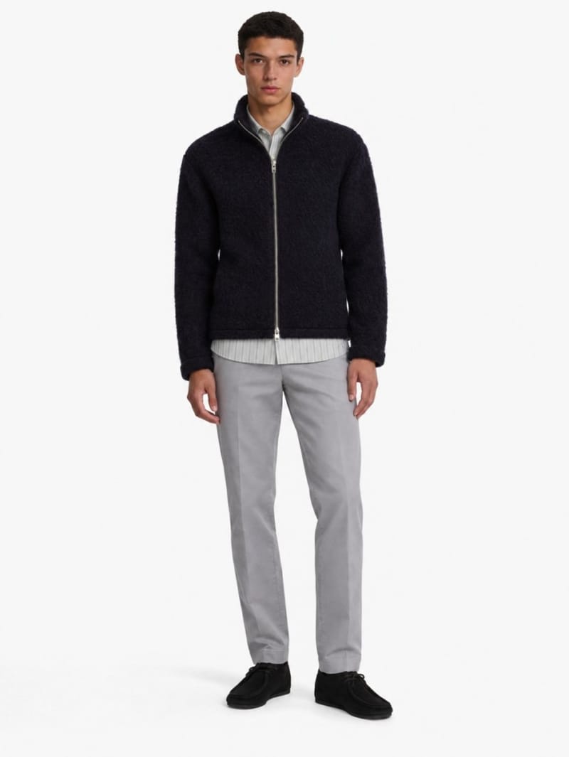 CRUNA: Flache Front tapered fit