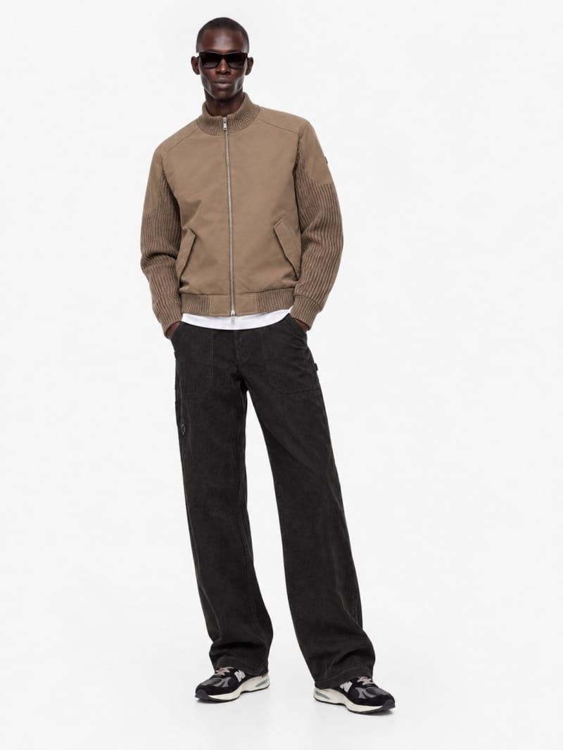 Moose Knuckles - Hybridjacke Magnus aus Wollstrick
