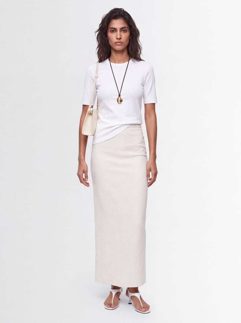 Giuseppe Di Morabito: Cotton blend long skirt