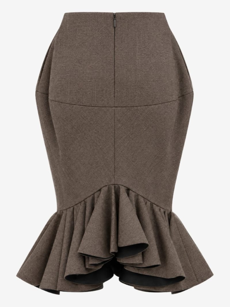 Jacquemus - Palmier virgin wool skirt
