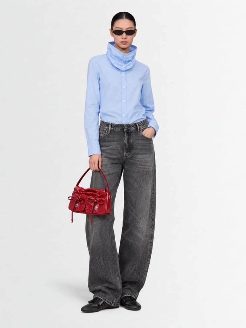 7 For All Mankind: 高领长袖衬衫