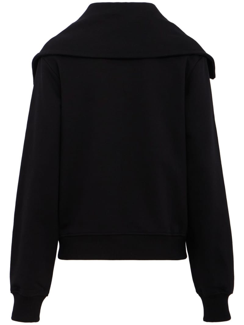 7 For All Mankind: High neck zip hoodie