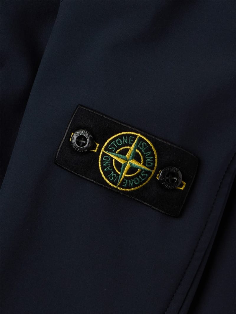 Stone Island Junior: Hooded nylon parka jacket