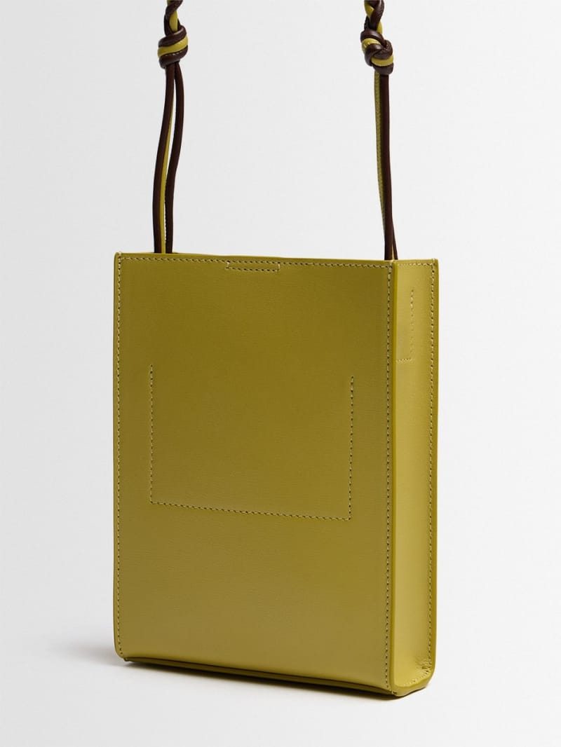 Jil Sander: 编织肩带皮革单肩包