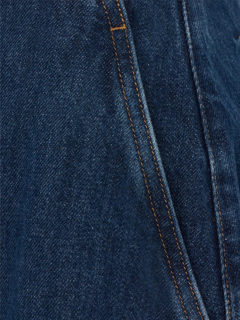 Jil Sander: Treated cotton denim jeans